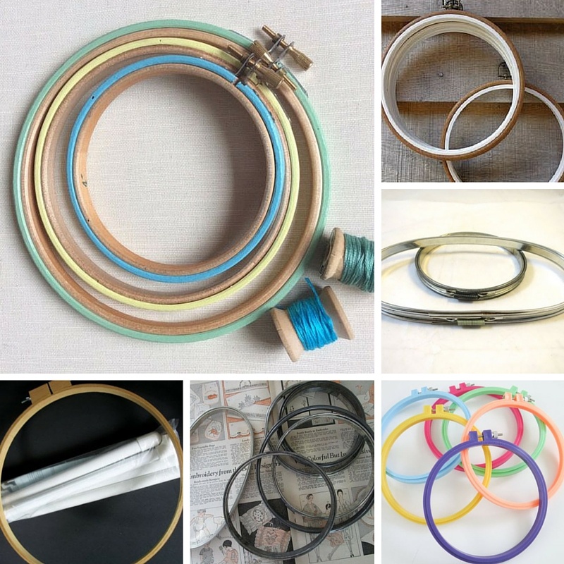Types of Embroidery Hoops
