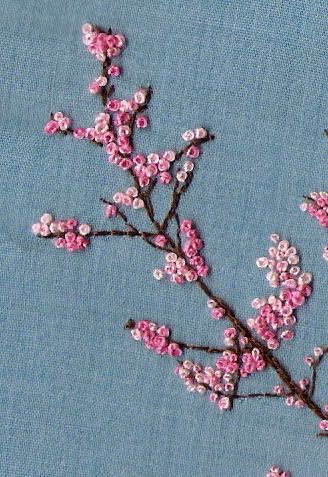 French knot embroidery tutorial