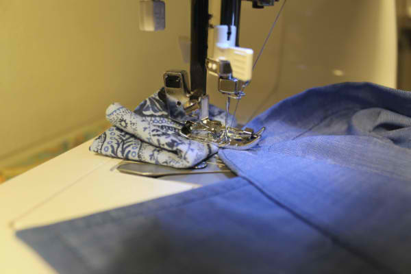 How to sew thick fabrics