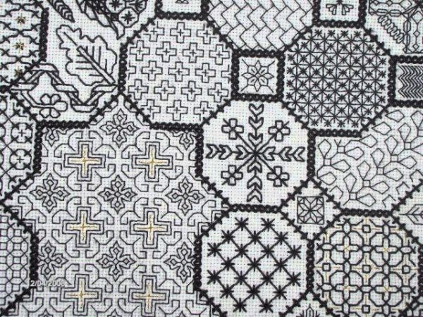 Types of Embroidery - Blackwork embroidery