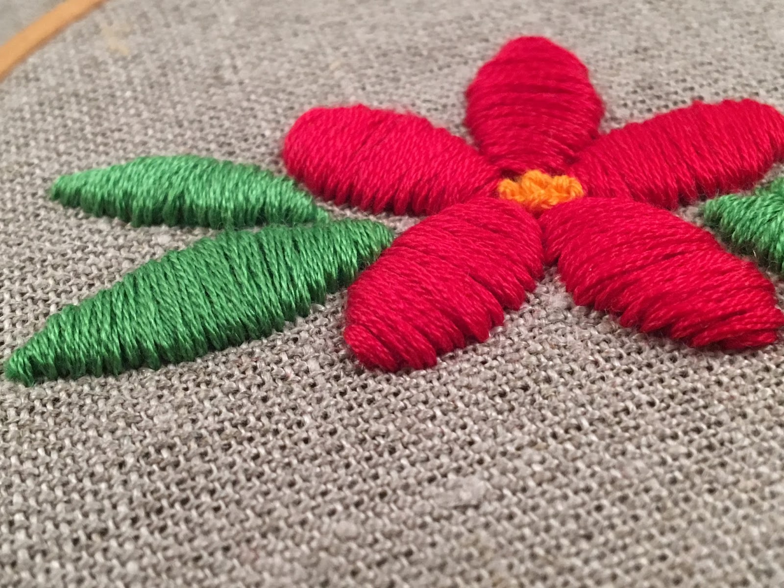 Basic Embroidery Stitches - Satin Stitch