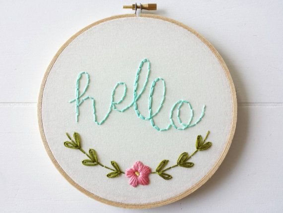 Embroidery Letters