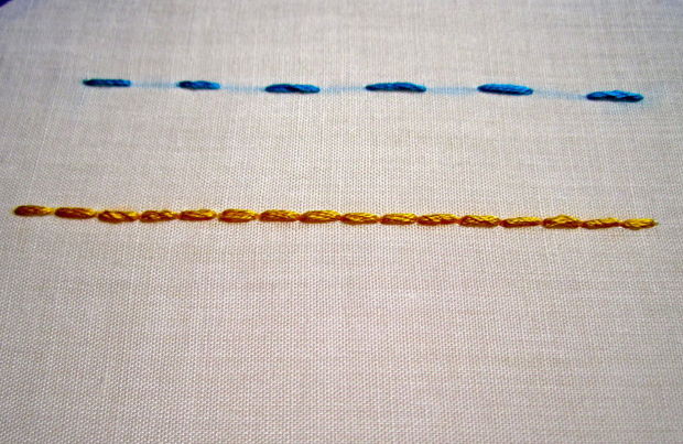 How to embroider by Hand - Back Stitch 