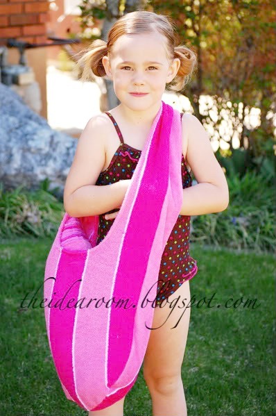 Sewing projects for kids #23 - Towel swim bag