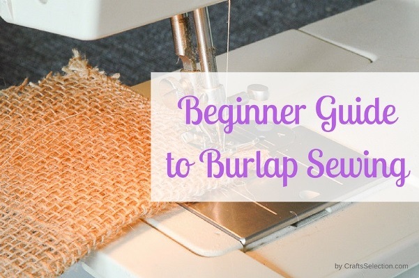 How to Sew Burlap